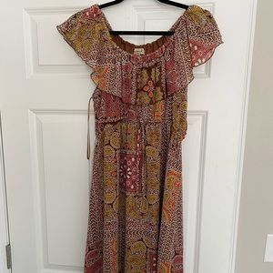 One world chiffon printed dress